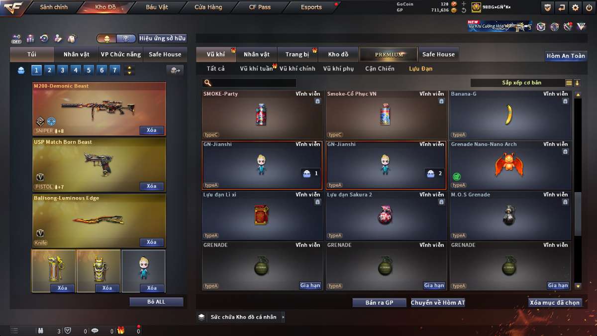 shop acc cf uy tin gia re